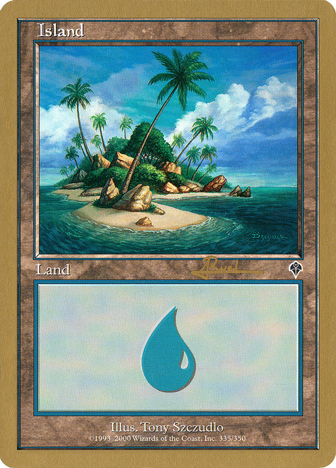 Island (ar335a) (Antoine Ruel) [World Championship Decks 2001] | Total Play