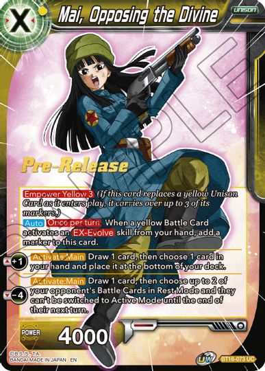 Mai, Opposing the Divine (BT16-073) [Realm of the Gods Prerelease Promos] | Total Play