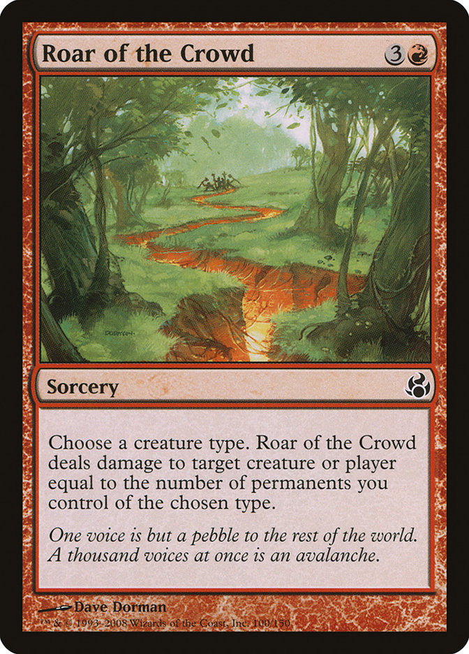 Roar of the Crowd [Morningtide] | Total Play