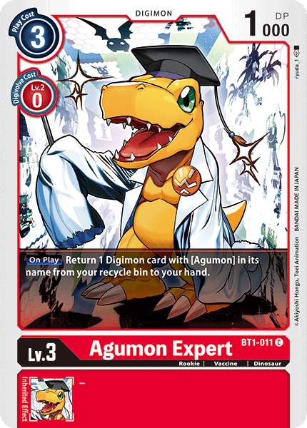 Agumon Expert [BT1-011] [Release Special Booster Ver.1.0] | Total Play