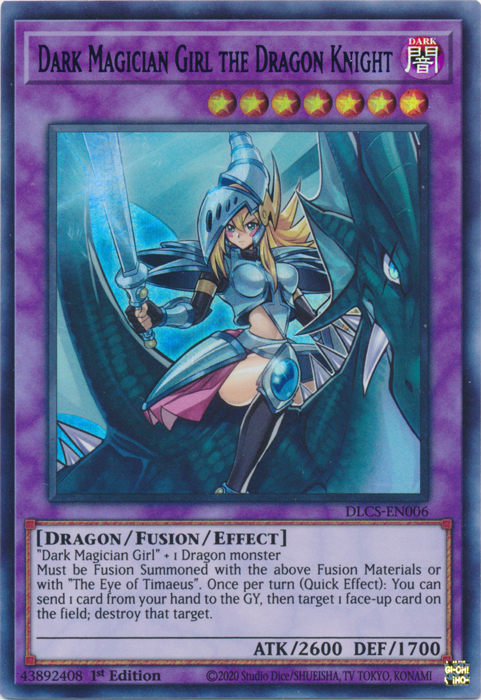 Dark Magician Girl the Dragon Knight (Green) [DLCS-EN006] Ultra Rare | Total Play