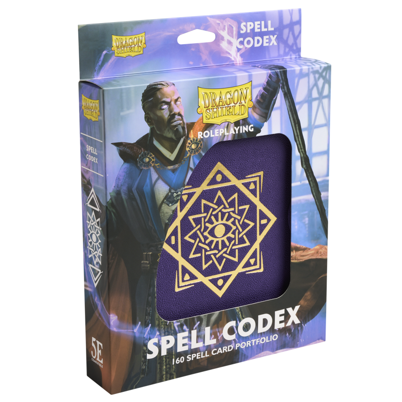 Dragon Shield: Spell Codex - Purple (160 Slots) | Total Play