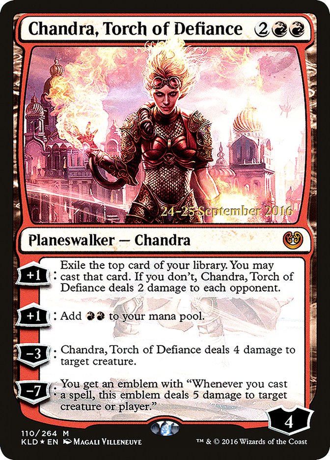 Chandra, Torch of Defiance [Kaladesh Prerelease Promos] | Total Play