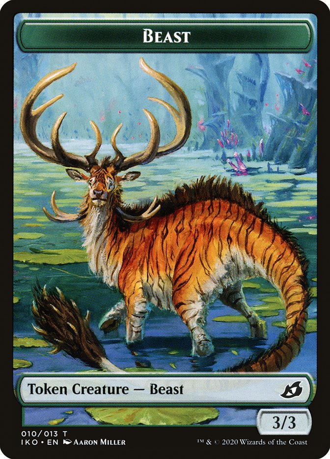 Beast Token [Ikoria: Lair of Behemoths Tokens] | Total Play