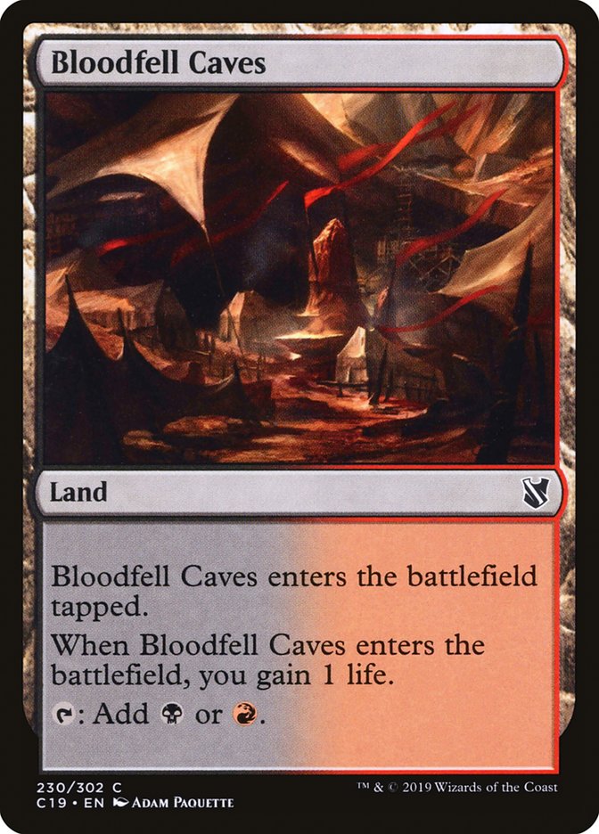 Bloodfell Caves [Commander 2019] | Total Play