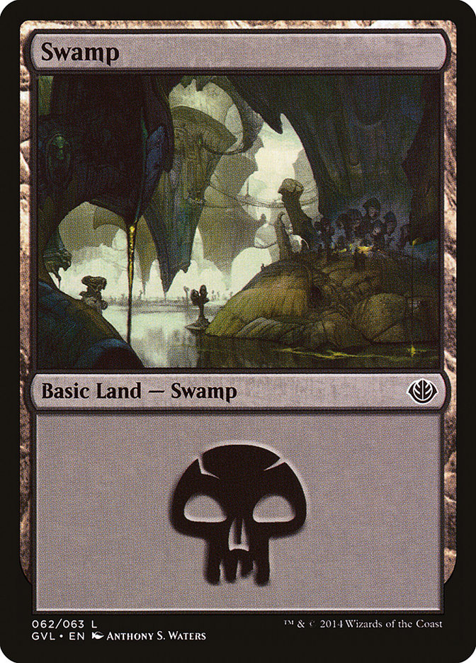 Swamp (62) (Garruk vs. Liliana) [Duel Decks Anthology] | Total Play