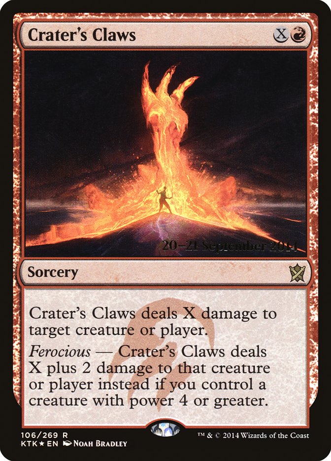 Crater's Claws [Khans of Tarkir Prerelease Promos] | Total Play