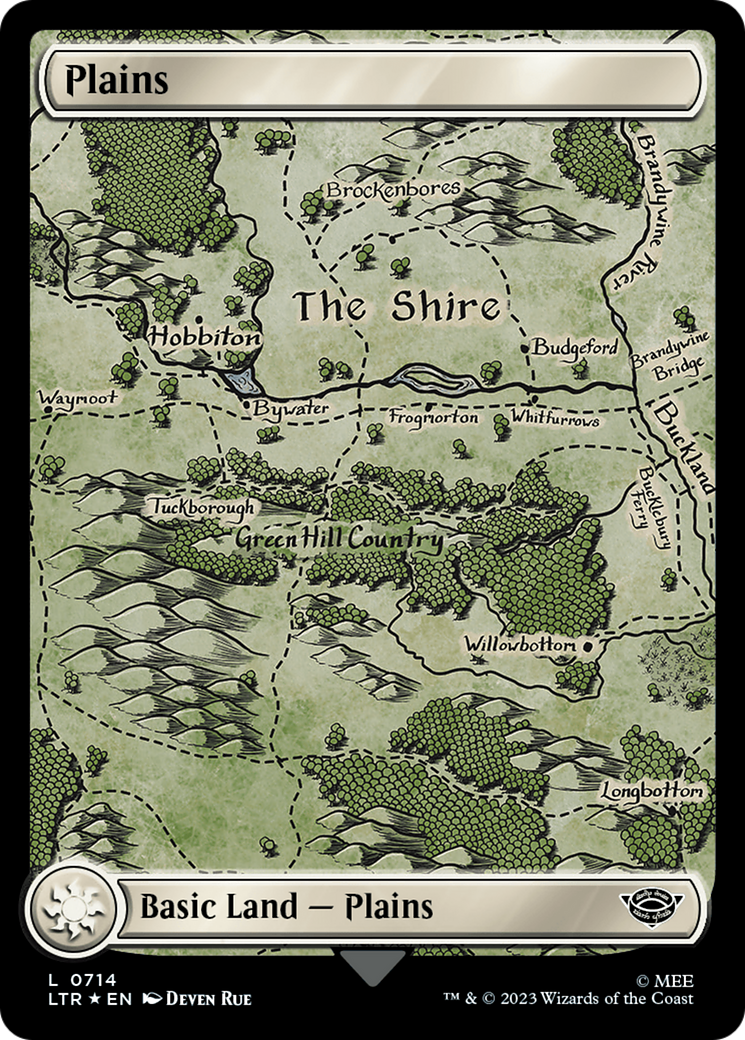 Plains (0714) (Surge Foil) [The Lord of the Rings: Tales of Middle-Earth] | Total Play
