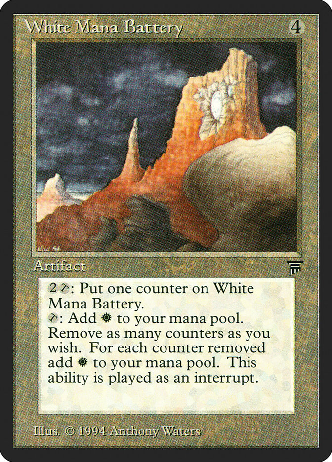 White Mana Battery [Legends] | Total Play