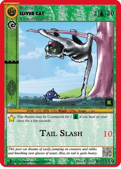 Sliver Cat [Cryptid Nation: Kickstarter Edition] | Total Play