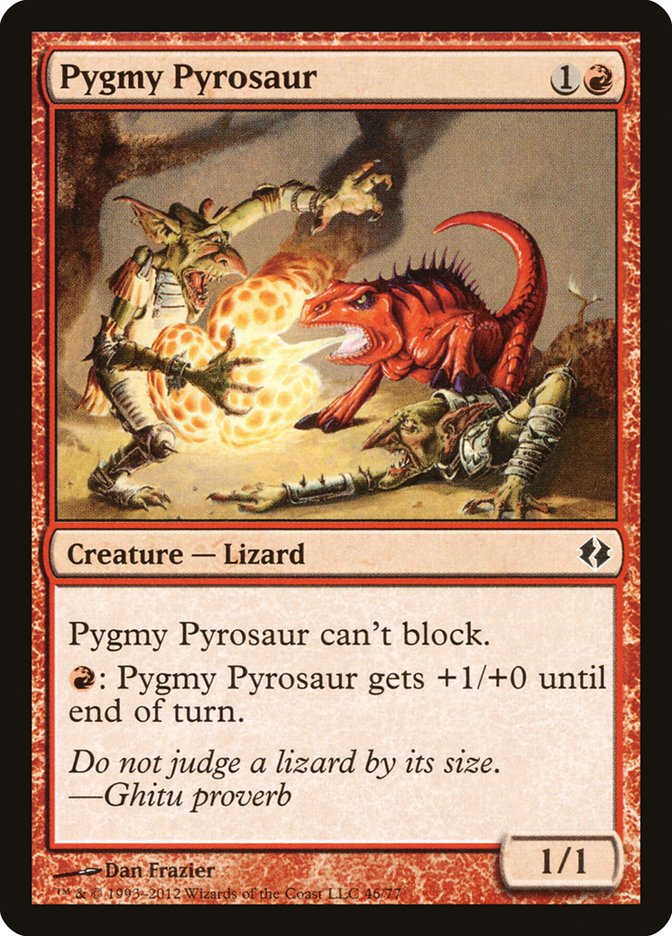 Pygmy Pyrosaur [Duel Decks: Venser vs. Koth] | Total Play