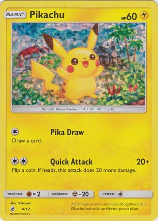 Pikachu (4/12) [McDonald's Promos: 2018 Collection] | Total Play