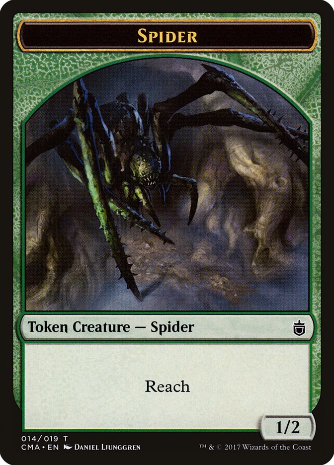 Spider Token [Commander Anthology Tokens] | Total Play