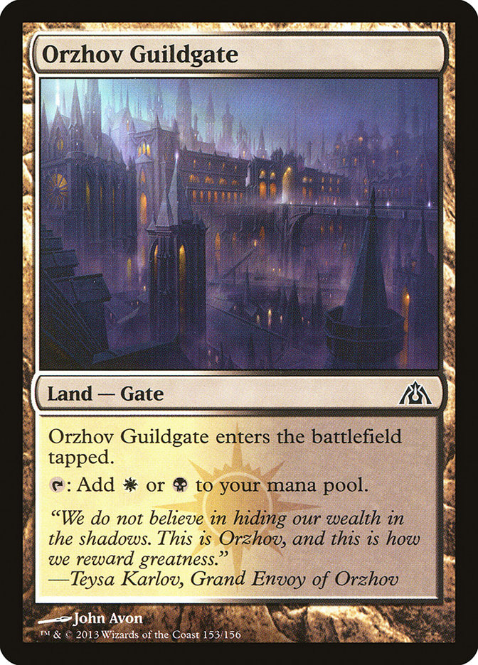 Orzhov Guildgate [Dragon's Maze] | Total Play