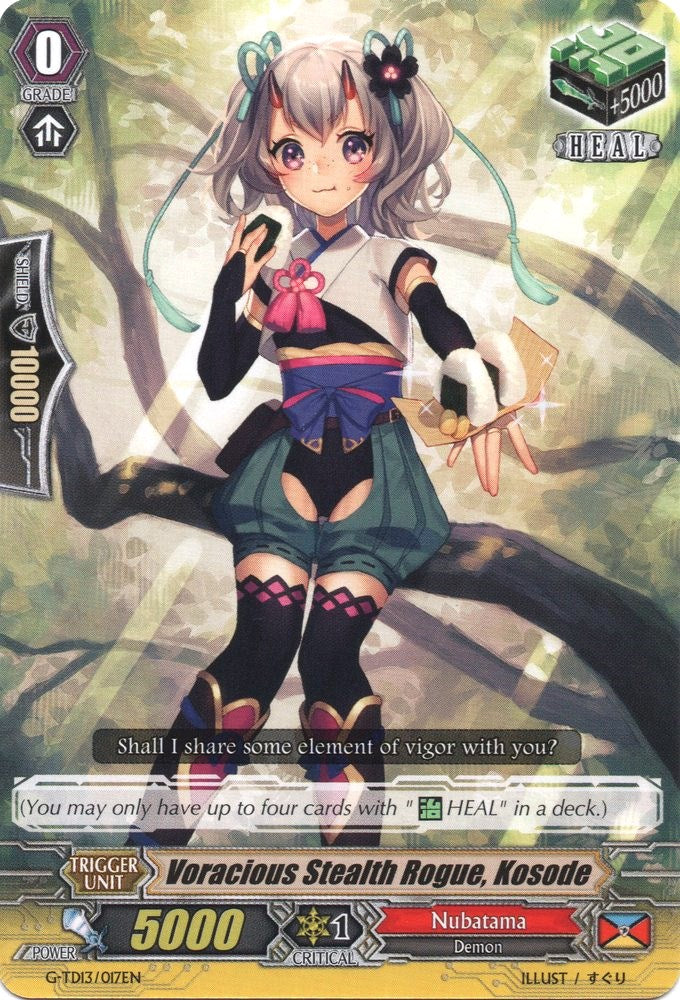 Voracious Stealth Rogue, Kosode (G-TD13/017EN) [Evil Eye Sovereign] | Total Play
