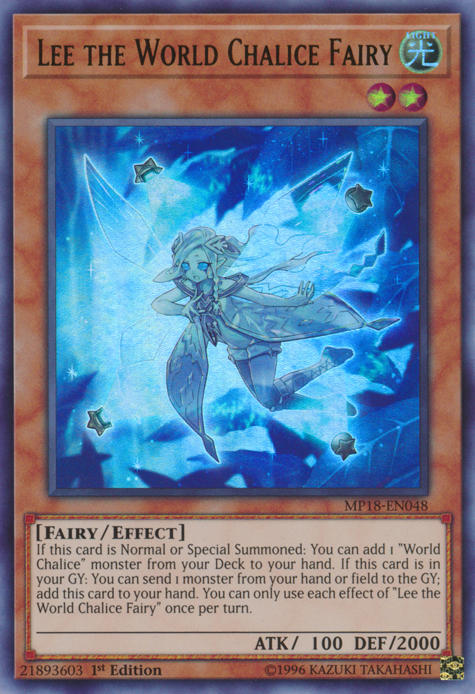 Lee the World Chalice Fairy [MP18-EN048] Ultra Rare | Total Play