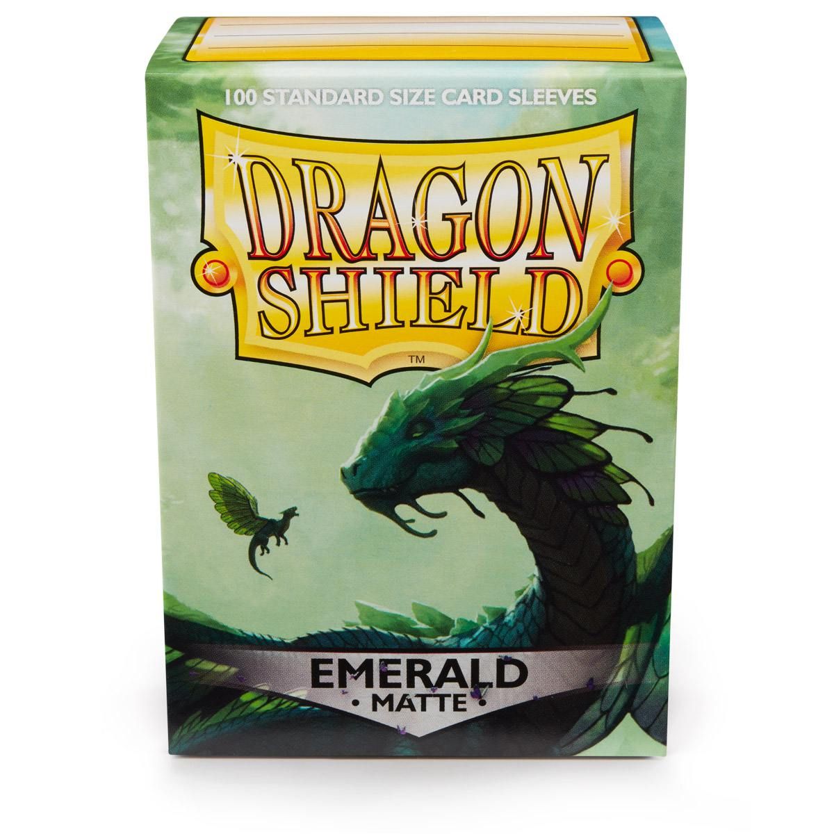 Dragon Shield: Standard 100ct Sleeves - Emerald (Matte) | Total Play