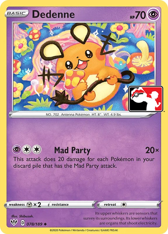 Dedenne (078/189) [Prize Pack Series One] | Total Play