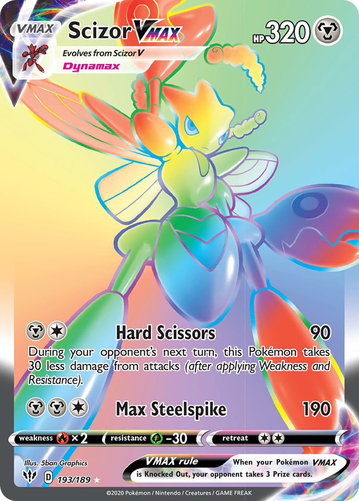 Scizor VMAX (193/189) [Sword & Shield: Darkness Ablaze] | Total Play