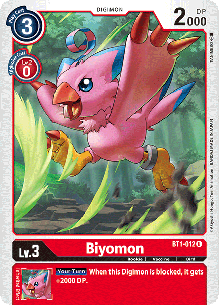Biyomon [BT1-012] [Release Special Booster Ver.1.0] | Total Play