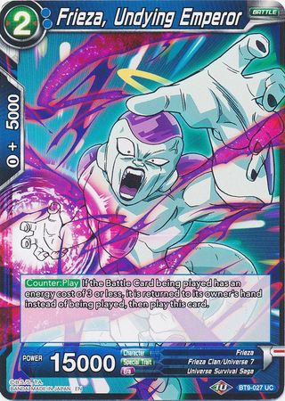 Frieza, Undying Emperor (BT9-027) [Universal Onslaught] | Total Play