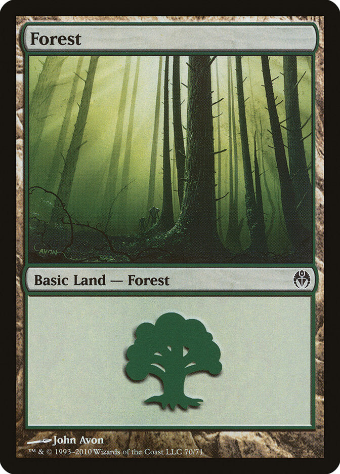 Forest (70) [Duel Decks: Phyrexia vs. the Coalition] | Total Play