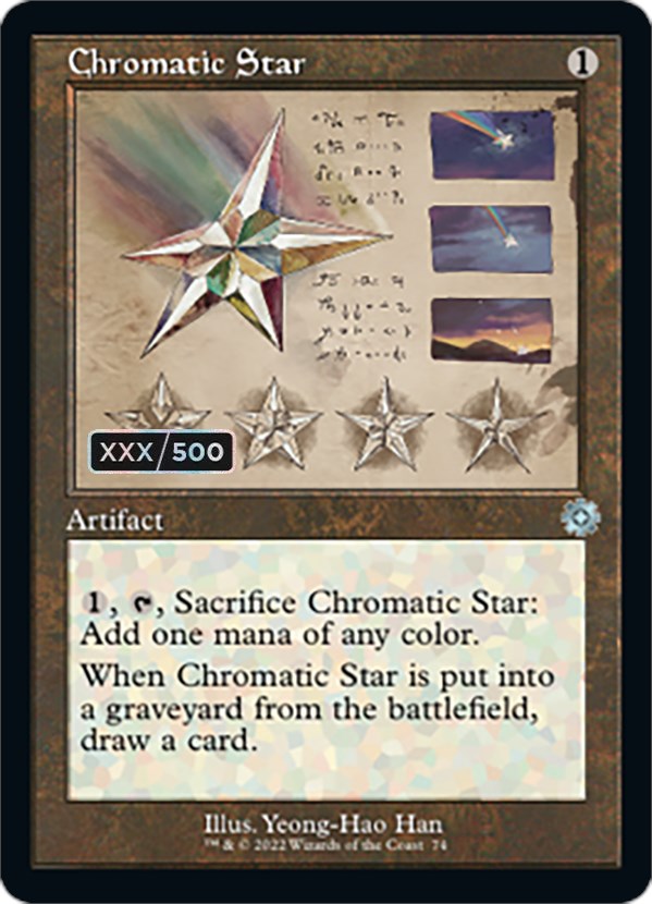 Chromatic Star (Retro Schematic) (Serialized) [The Brothers' War Retro Artifacts] | Total Play