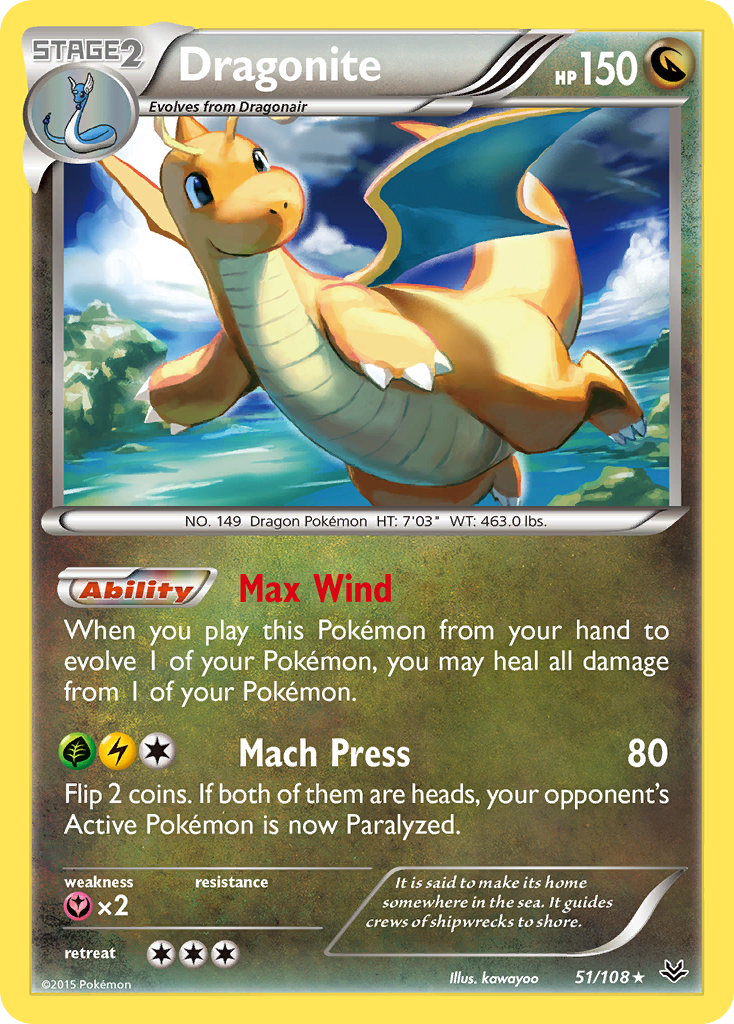 Dragonite (51/108) [XY: Roaring Skies] | Total Play