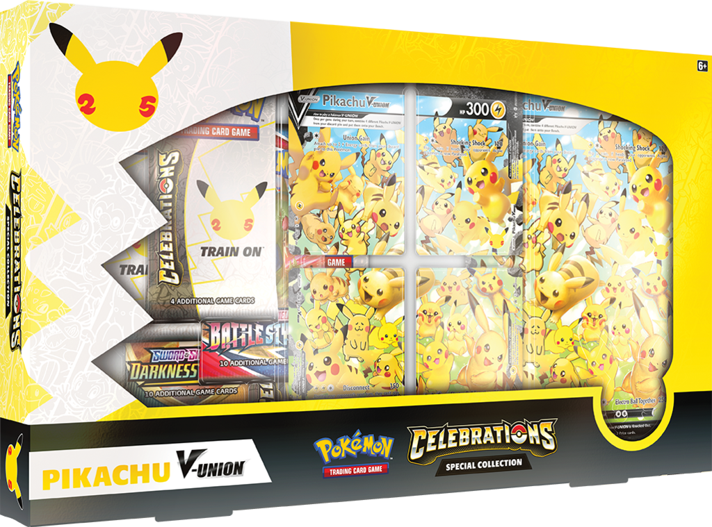 Celebrations: 25th Anniversary - Special Collection (Pikachu V-Union) | Total Play