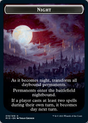 Day // Night Double-Sided Token [Innistrad: Midnight Hunt Tokens] | Total Play