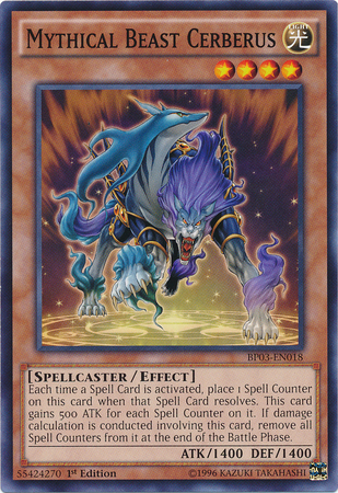 Mythical Beast Cerberus [BP03-EN018] Common | Total Play