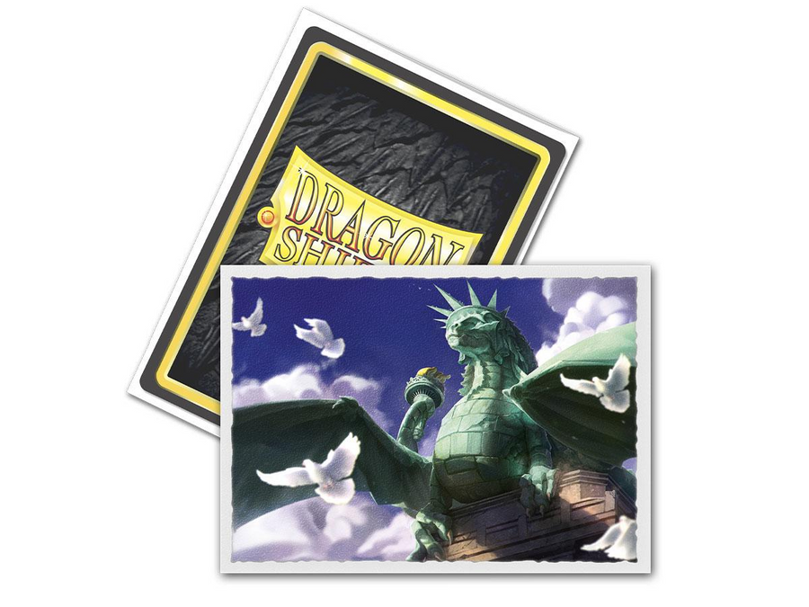 Dragon Shield: Standard 100ct Art Sleeves - Dragon of Liberty | Total Play