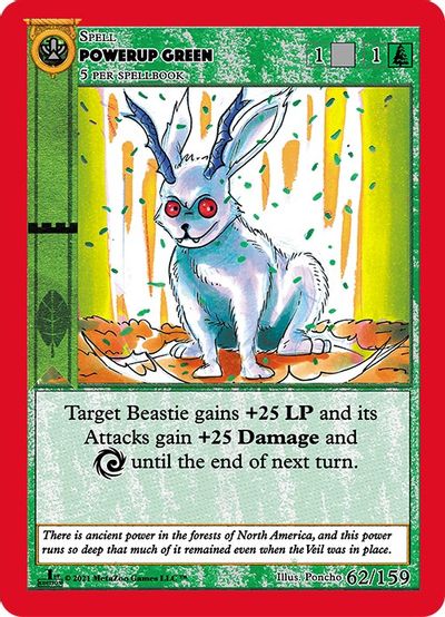 Powerup Green [Cryptid Nation: First Edition] | Total Play