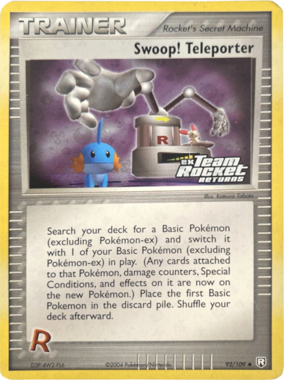 Swoop! Teleporter (92/109) (Stamped) [EX: Team Rocket Returns] | Total Play