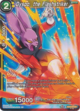 Dyspo, the Flashstriker (EX12-05) [Universe 11 Unison] | Total Play