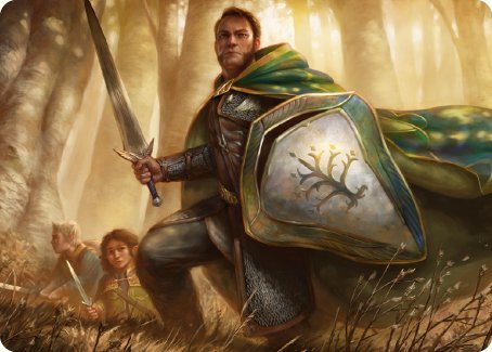 Boromir, Warden of the Tower Art Card [The Lord of the Rings: Tales of Middle-earth Art Series] | Total Play