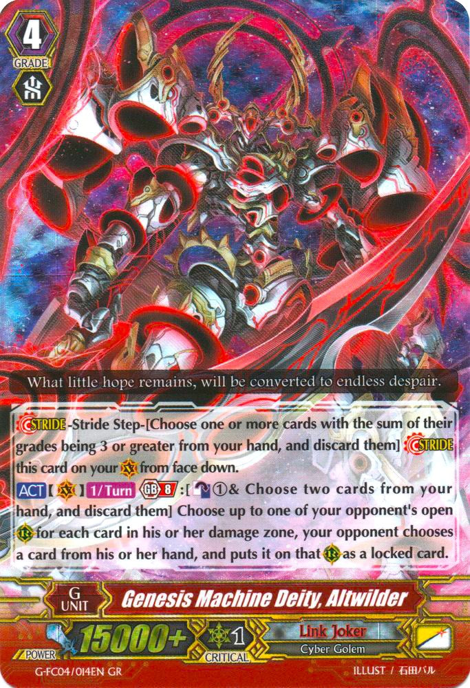 Genesis Machine Deity, Altwilder (G-FC04/014EN) [Fighters Collection 2017] | Total Play