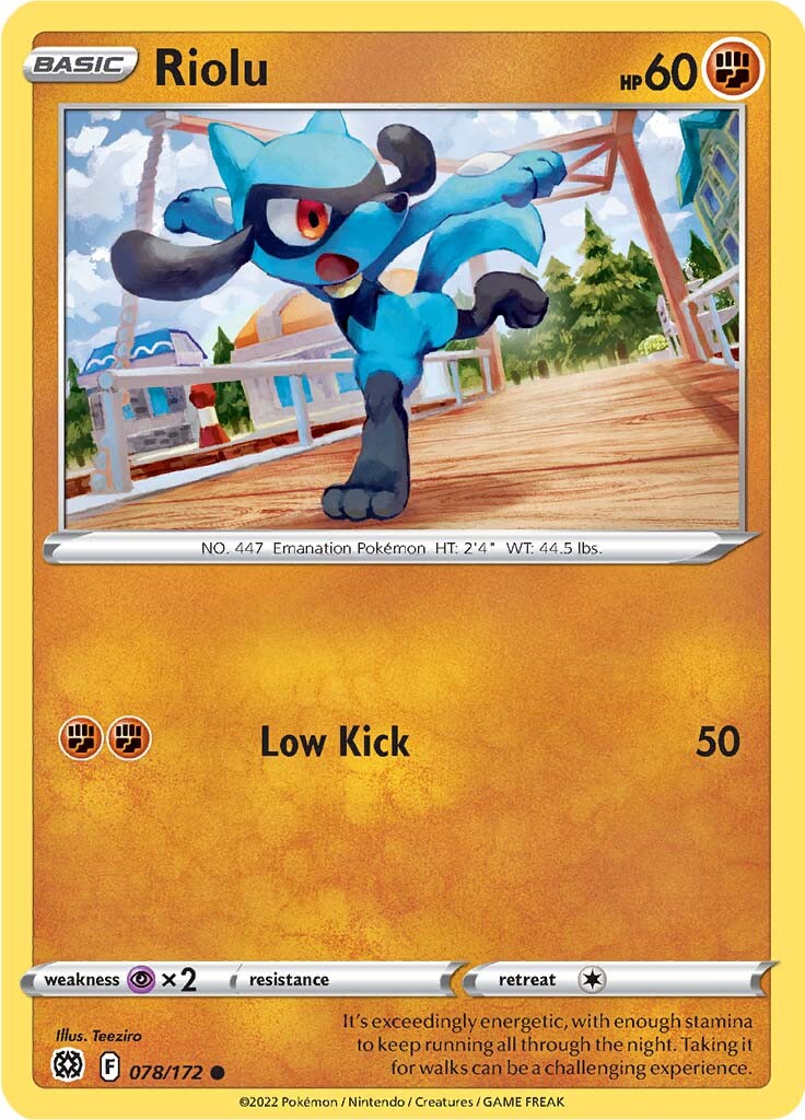 Riolu (078/172) [Sword & Shield: Brilliant Stars] | Total Play