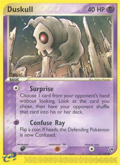 Duskull (61/100) [EX: Sandstorm] | Total Play