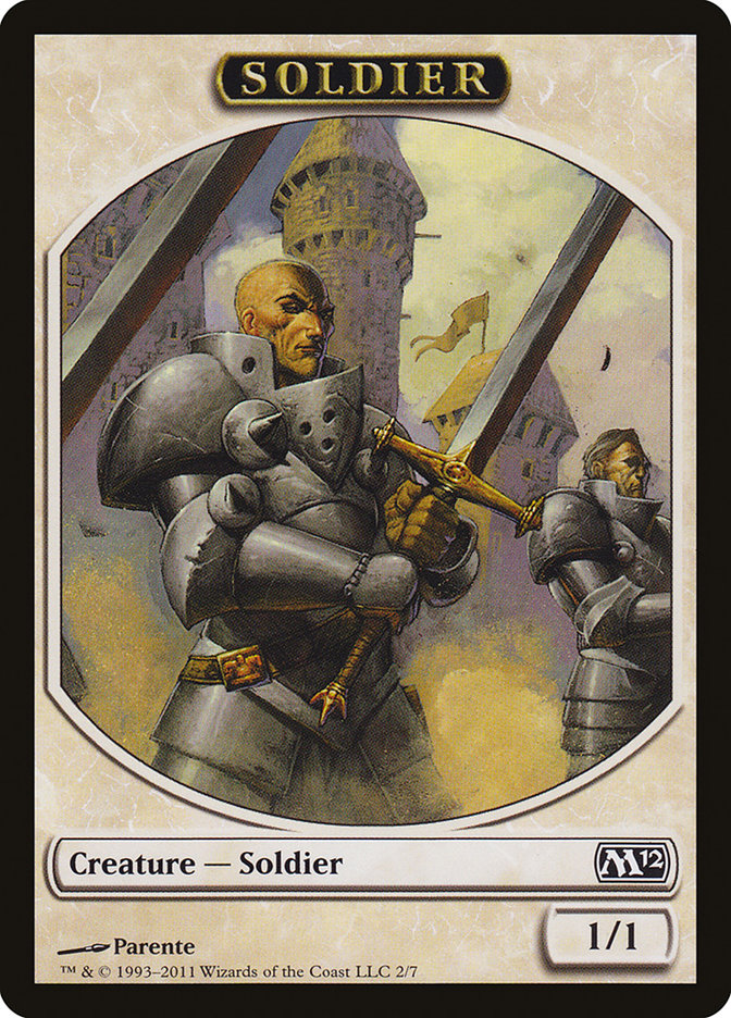 Soldier Token [Magic 2012 Tokens] | Total Play