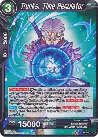 Trunks, Time Regulator (Reprint) (BT7-103) [Battle Evolution Booster] | Total Play