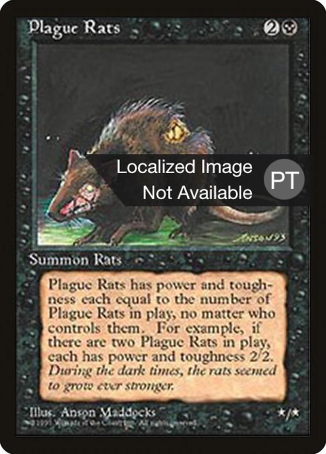 Plague Rats [Fourth Edition (Foreign Black Border)] | Total Play