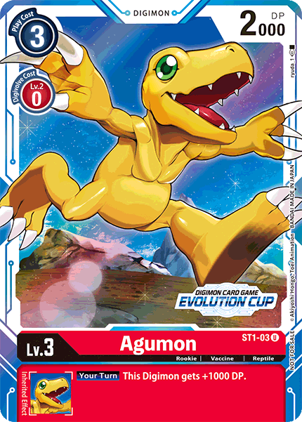 Agumon [ST1-03] (Evolution Cup) [Starter Deck: Gaia Red Promos] | Total Play