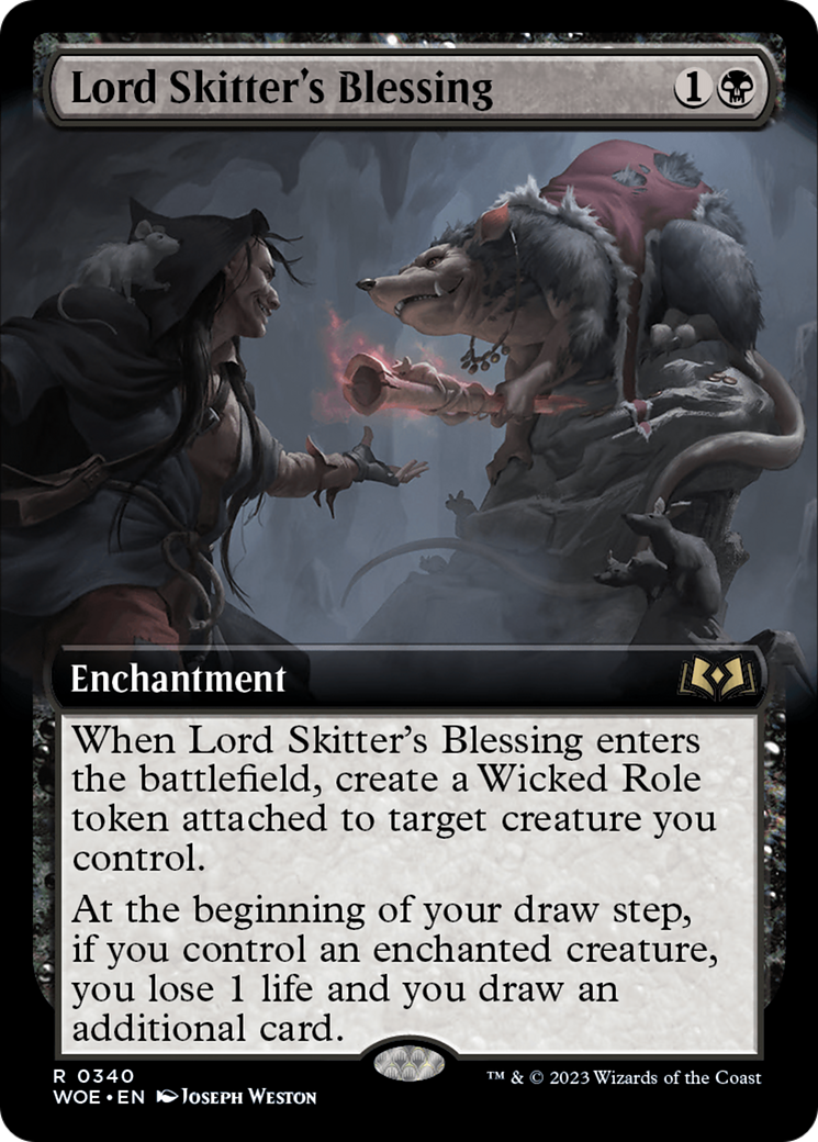 Lord Skitter's Blessing (Extended Art) [Wilds of Eldraine] | Total Play