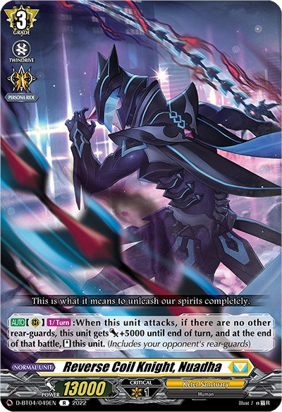 Reverse Coil Knight, Nuadha (D-BT04/049EN) [Awakening of Chakrabarthi] | Total Play