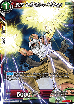 Master Roshi, Universe 7 Challenger (BT14-011) [Cross Spirits] | Total Play