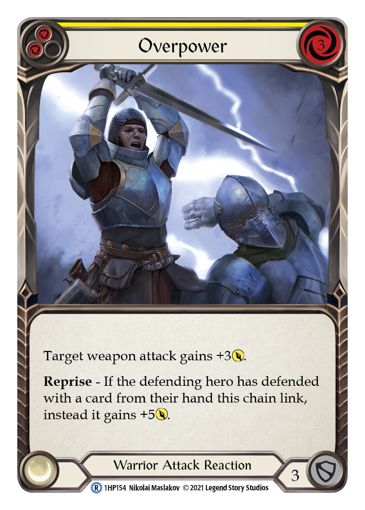 Overpower (Yellow) [1HP154] (History Pack 1) | Total Play
