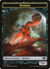 Horror // Zombie (016/036) Double-Sided Token [Commander 2014 Tokens] | Total Play