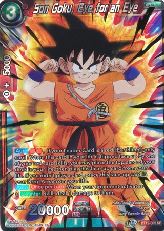 Son Goku, Eye for an Eye (BT12-005) [Vicious Rejuvenation] | Total Play
