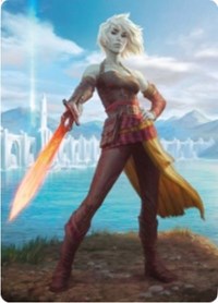 Nahiri, Heir of the Ancients 1 Art Card [Zendikar Rising Art Series] | Total Play